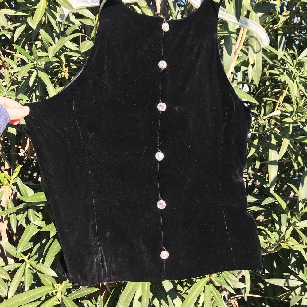 Ann Taylor Velvet Vest